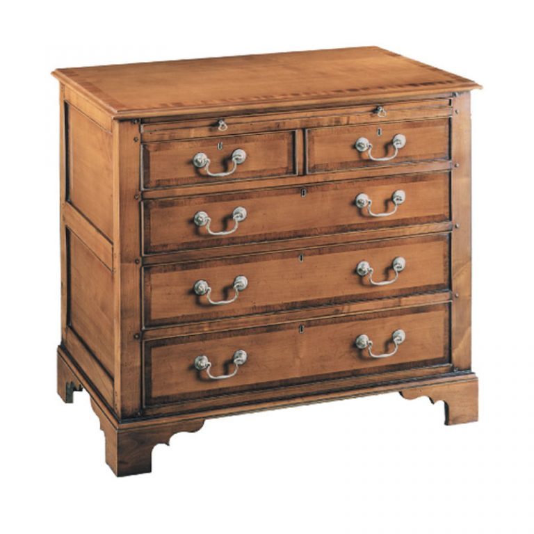 Traditional Chest of Drawers with Cross Banding – Elijah Slocum